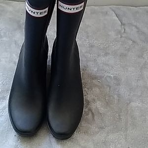 Hunter rain boots w heels